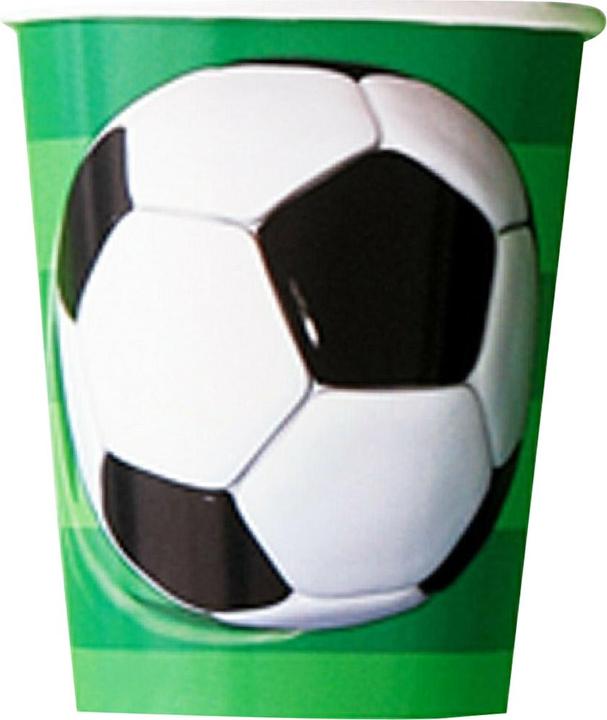 Actual product image Unique Party 3D Soccer 9oz Cups (Pack of 8) (8 x)