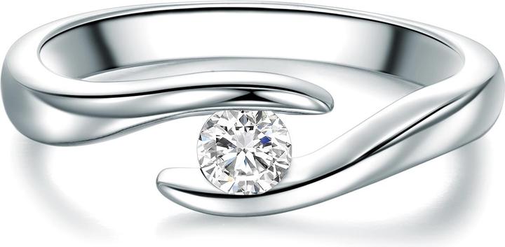 Trilani Damen Sterling Silber Zirkonia silber - 6794