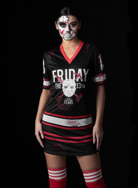 Produktbild Smiffys Freitag der 13. Jason Hockey Kleid für Frauen (XS)