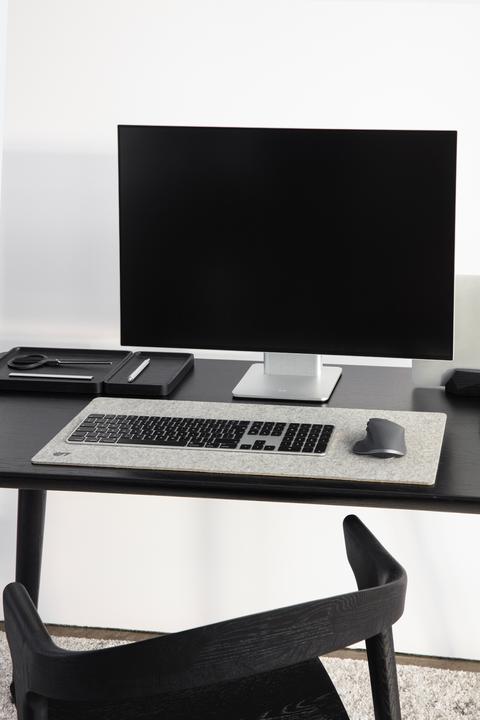Image du produit Oakywood Classic Desk - Bureau classique en bois massif - Noir / 120x60 - (120 x 60 cm)