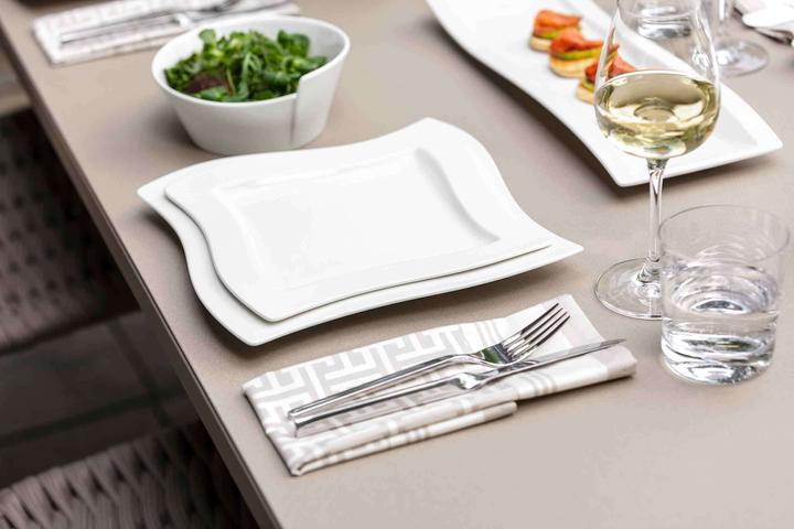 Produktbild Villeroy & Boch Frühstücksteller Quadrat NewWave (1 x, 24 cm)