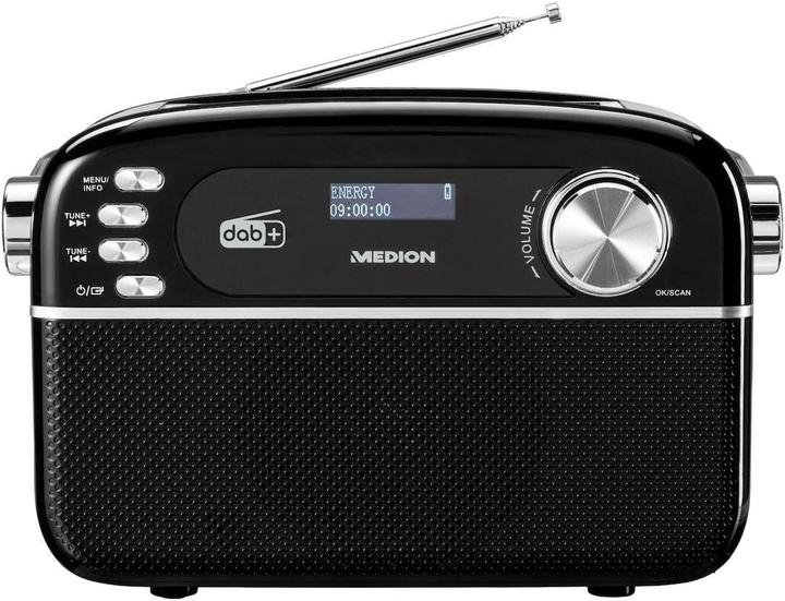 Actual product image Medion DAB+ Radio LIFE E66809 Black (DAB+, FM, VHF, PLL, Bluetooth)