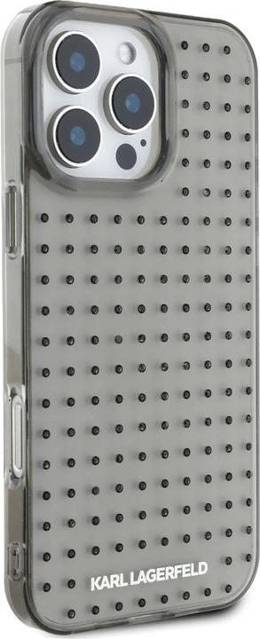 Immagine prodotto Karl Lagerfeld Custodia rigida trasparente IML con borchie a tutto campo - iPhone 16 Pro (Apple iPhone 16 Pro)