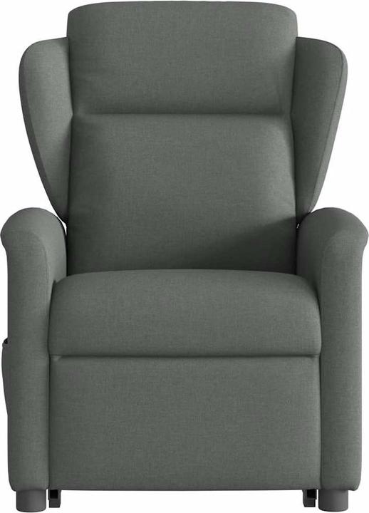 Actual product image VidaXL Massage chair with stand-up aid dark grey fabric