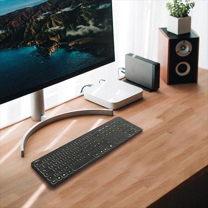 Image du produit LogiLink Clavier Wireless Gaming Black (DE, Sans fil)