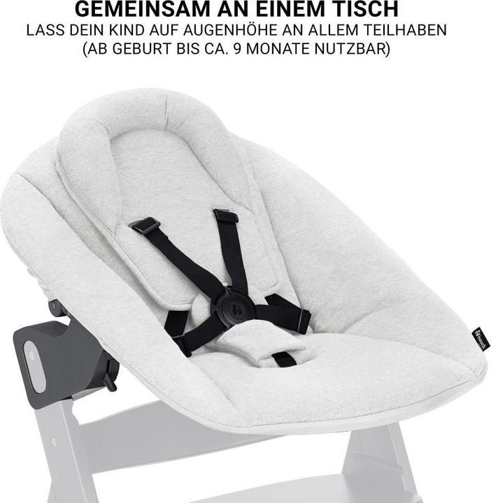 Actual product image Hauck Hochstühle Beta Plus White 5-tlg. Newborn Set - Hochstuhl (Highchair)