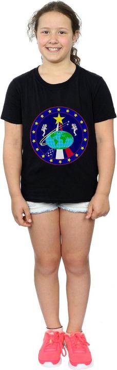 Immagine prodotto Nasa Classic Globe Astronauts Maglietta Ragazze (140, 146)