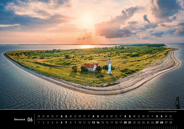 Actual product image Dänemark Premiumkalender 2026 (50 x 35 cm, German)