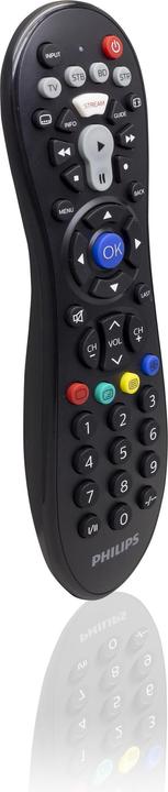 Actual product image Philips Perfect replacement SRP3014/10 remote control IR Wireless Cable, DTV, DVD/Blu-ray, DVR, SAT (Universal remote control, Miracast)