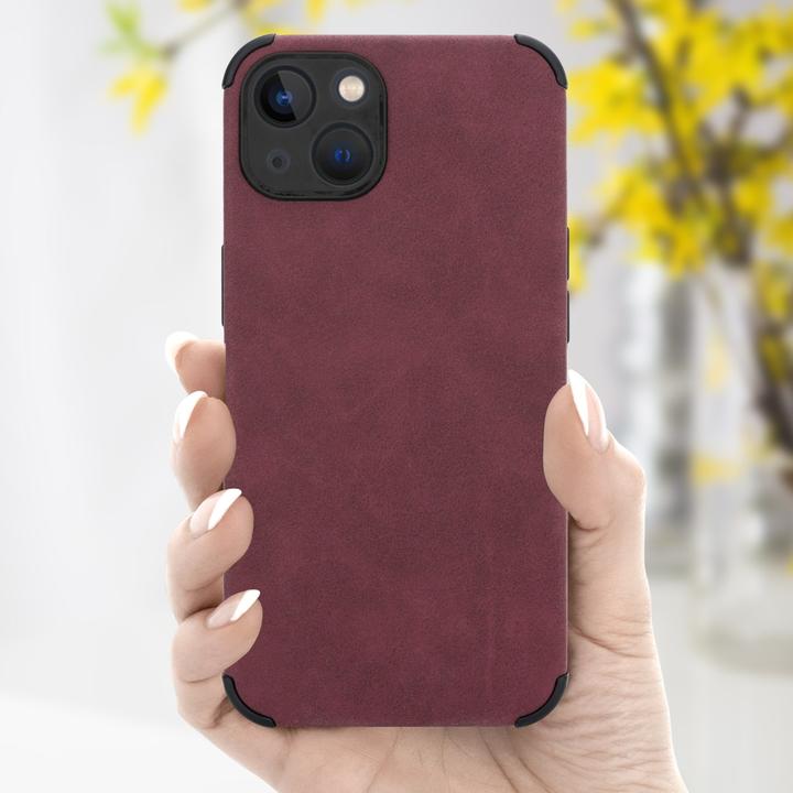 Produktbild Cadorabo Hülle für Apple iPhone 13 im TPU Matt Leder LM161 Style (Apple iPhone 13)