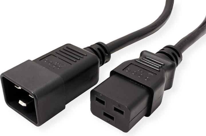 Roline Power cable plug C20 - socket C19 (2 m, C19, C20)