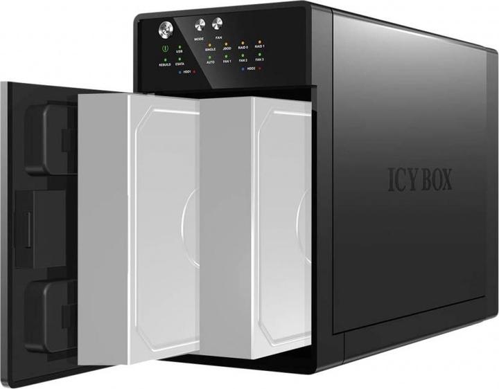 Produktbild Icy Box Raidsonic Externes Dual-RAID-System für 3,5" SATA I (3.5")