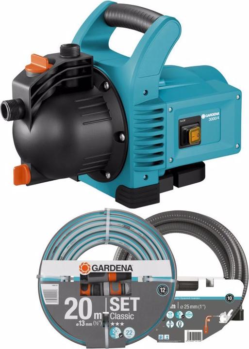 Gardena Classic Gartenpumpen-Set 3000/4 (Gartenpumpe)
