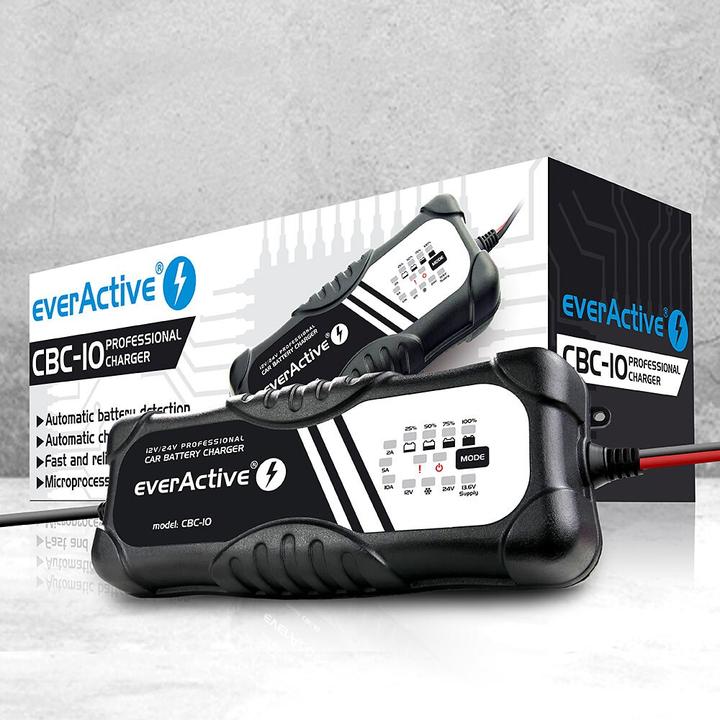 Immagine prodotto Everactive Raddrizzatore per batterie CBC-10 (12V, 24V, 10 A)