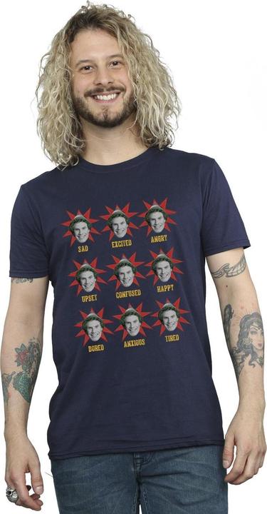 Actual product image Elf Mens Many Moods Of Buddy T-Shirt (3XL)