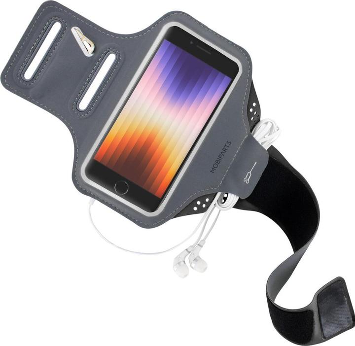 Productafbeelding Mobiparts Comfort Fit Sport Armband Apple iPhone 6/6S/7/8/SE (2020/2022) Black