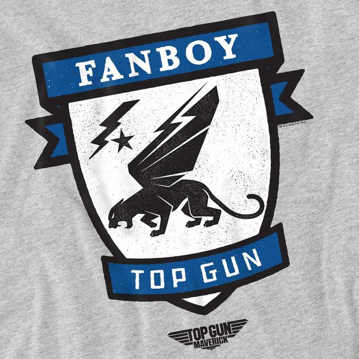 Actual product image Top Gun Mens Fanboy Logo T-Shirt (4XL)