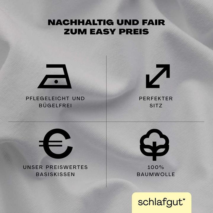 Produktbild schlafgut Easy Jersey (Duvetbezug, 40 x 40 cm)