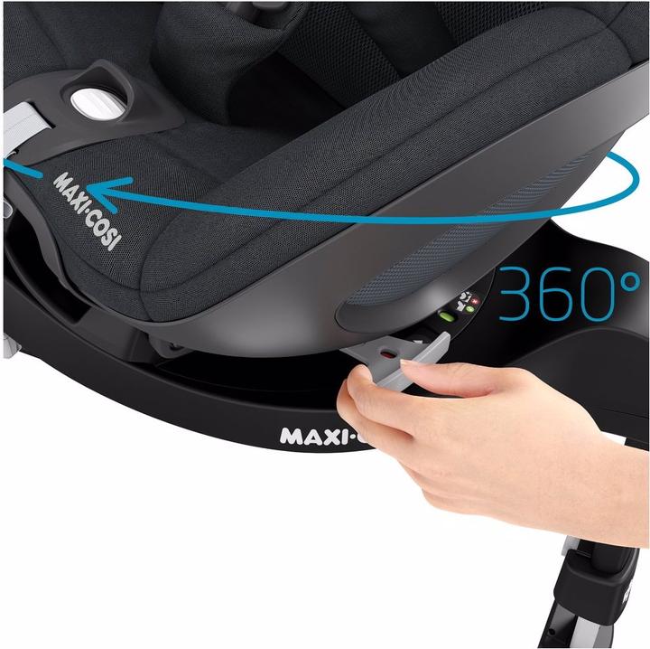Produktbild Maxi-Cosi Pebble 360 mit Familyfix 360 (Babyschale, ECE R129/i-Size Norm)