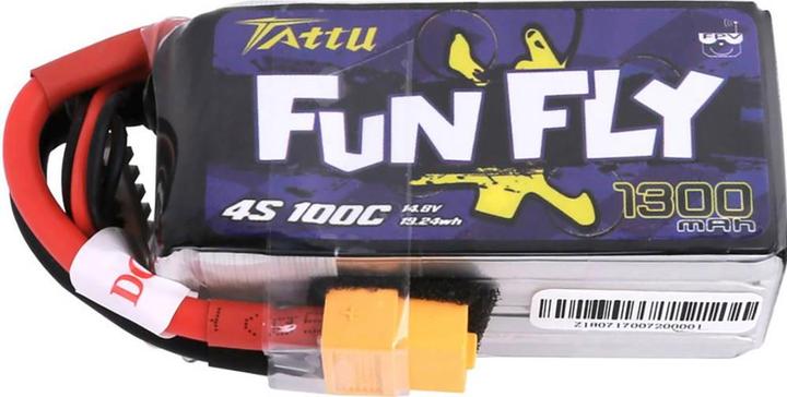 Actual product image Tattu TA-FF-100C-1300-4S1P (14.80 V, 1300 mAh)