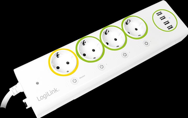 Produktbild LogiLink LogiSmart (4 x, USB-A, 1.50 m)