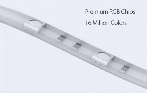 Actual product image Xiaomi Yeelight Lightstrip Plus (Multicoloured, Warm white, Cold White, Neutral White, 200 cm, Indoor)