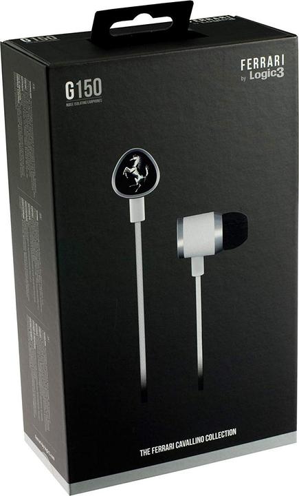 Image du produit Logic3 Ferrari by Cavallino G150, Écouteurs intra-auriculaires (pas de réduction du bruit, Filaire)