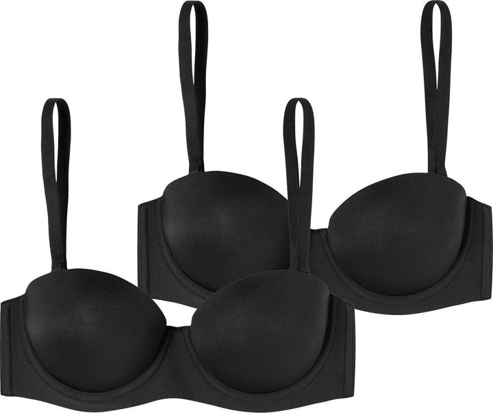 Actual product image Schiesser Bügel-BH Bandeau mit Schale - Unique Micro (95 A, pack of 2)