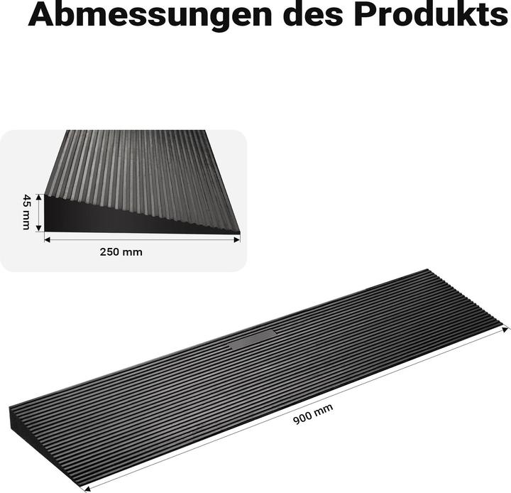 Produktbild Wiltec Türschwellenrampe