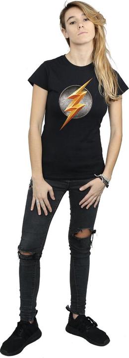 Image du produit The Flash T-shirt en coton avec logo pour femme/femme (XXL)