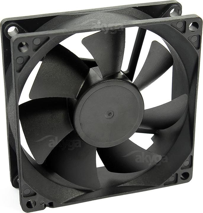 Actual product image Akyga AW-8A-BK computer cooling system computer case fan (e) (80 mm, 1 x)