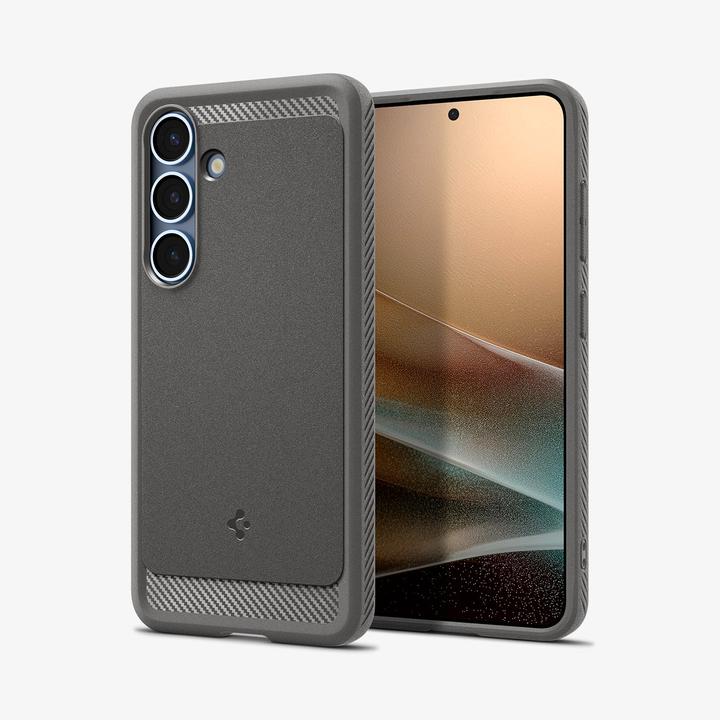 Actual product image Spigen Rugged Armor Mag MagSafe Case for Samsung Galaxy S25 - Gray (Samsung Galaxy S25)