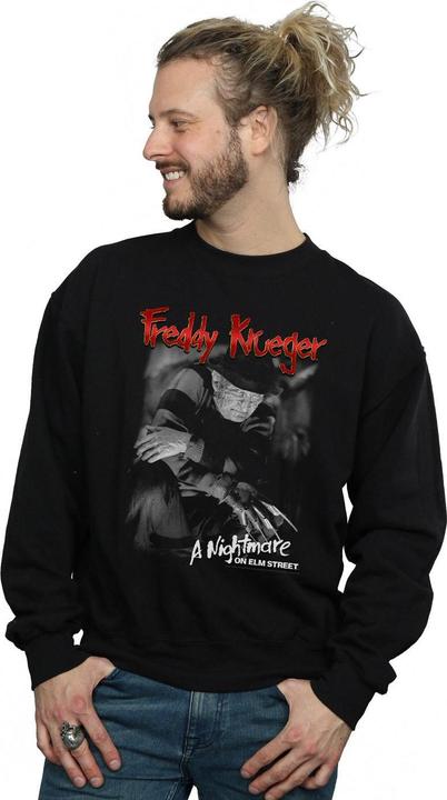 Produktbild Absolute Cult Freddy Black And White Photo Sweatshirt (XL)