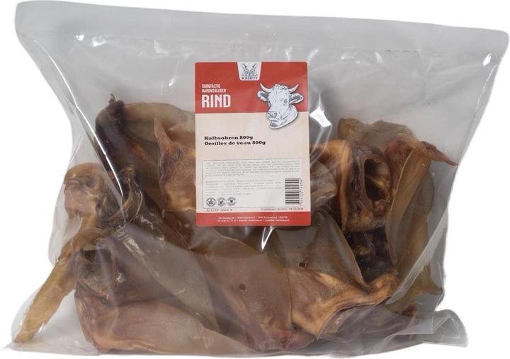 Actual product image Kaufit Chewable Calf Ears, 800 g (Adult, 1 pcs., 835 g)
