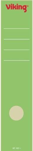Image du produit Viking Étiquettes dos de classeur Vert 10 pièces papier