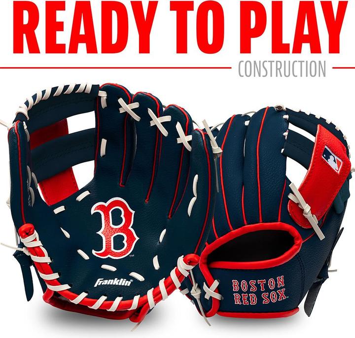 Actual product image Franklin Boston Red Sox Team Glove and Ball (280")