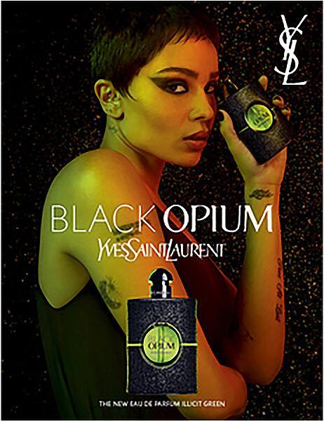 Actual product image Yves Saint Laurent Black Opium Illicit Green Eau de Parfum (Eau de parfum, 75 ml)