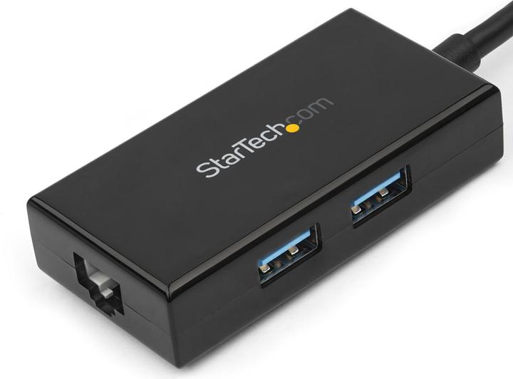 Actual product image StarTech USB 3.0 Gigabit Ethernet and USB 3.0 Hub (USB-A, 1 Ports)
