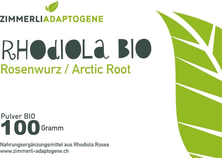 Image du produit Zimmerli Adaptogene Poudre de Rhodiola Rosea (BIO) (1 pièce(s), Poudre, 100 g)