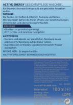 Nutritional values and ingredients NIVEA Skin Energy (Gel, 100 ml)