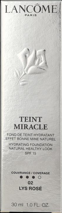 Actual product image Lancôme Teint Miracle (#02 Lys Rose)