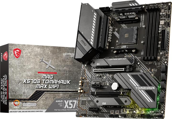 Produktbild MSI X570S Tomahawk Max Wifi (AM4, AMD X570, ATX)
