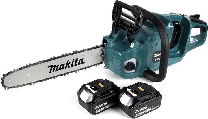 Image du produit Makita DUC 355 G2 Tronçonneuse d'élagage sans fil 36V (2x18V) Brushless 35 cm + 2 x Batteries 6,0 (Tronçonneuse à batterie)