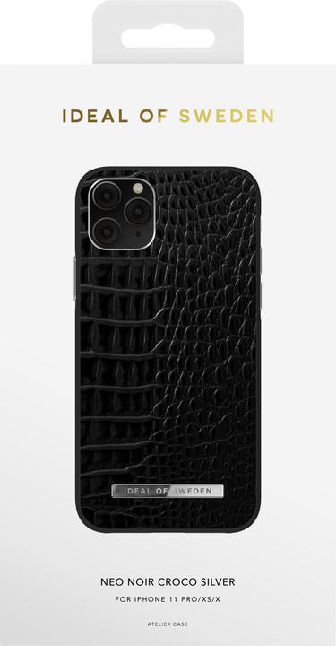 Produktbild iDeal Of Sweden Designer Hard-Cover Neo Noir Croco Silver