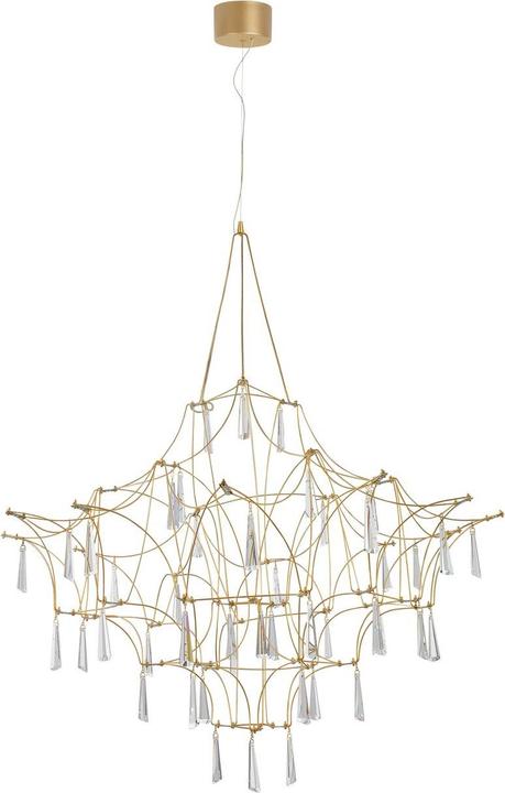 Immagine prodotto Nova Luce GORO Lampada a sospensione LED oro 20W bianco caldo 160x80cm 9116820