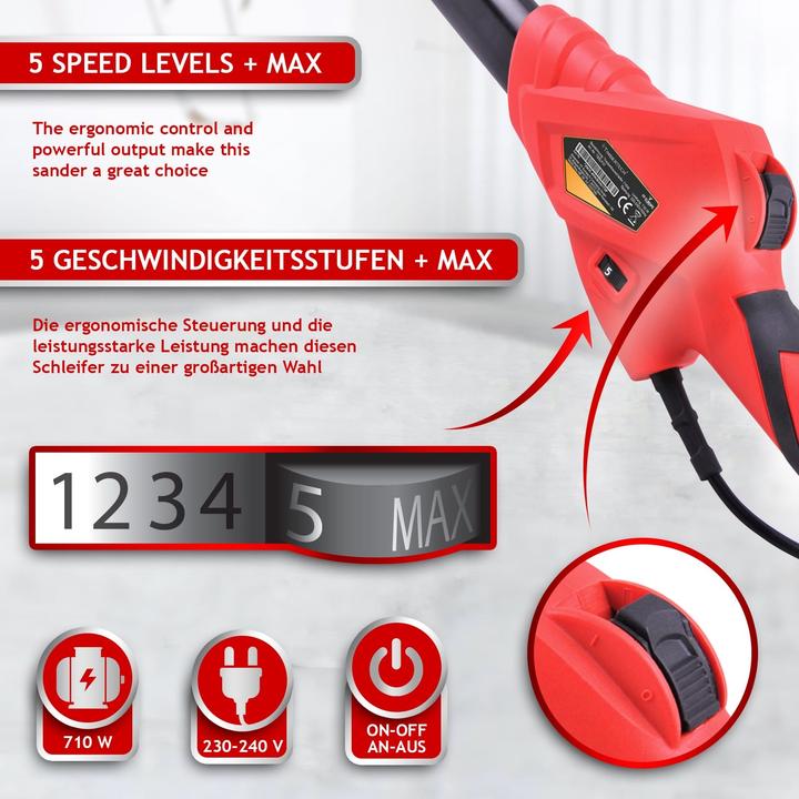 Actual product image Timbertech Drywall sander 710W (710 W)