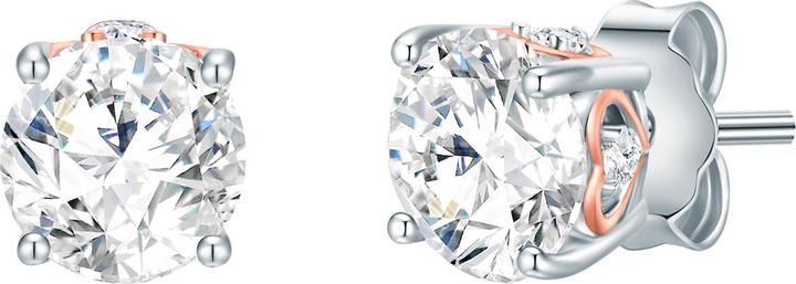 Trilani Ohrstecker Herz Zirkonia - 33992 (Sterling Silber)