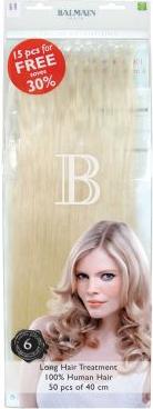 Balmain Value Pack 27(Level8) Natural Straight 40cm kupferbr.50St Echth. Fill-In (Kupferbraun, 40 cm)