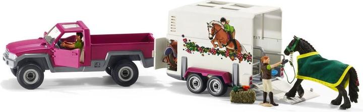 Produktbild Schleich Pick-Up mit Pferdeanhänger