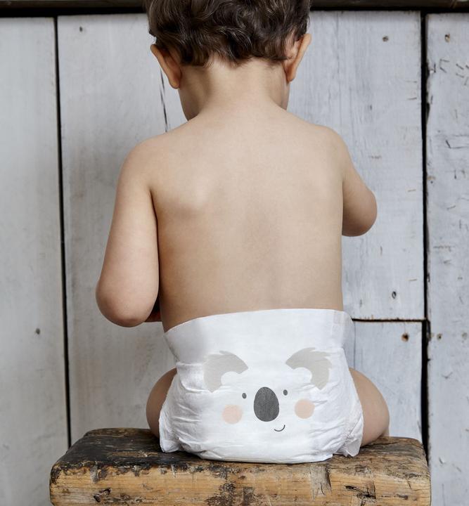 Actual product image Kit & Kin Nappies (Size 3, Pack, 34 Piece)